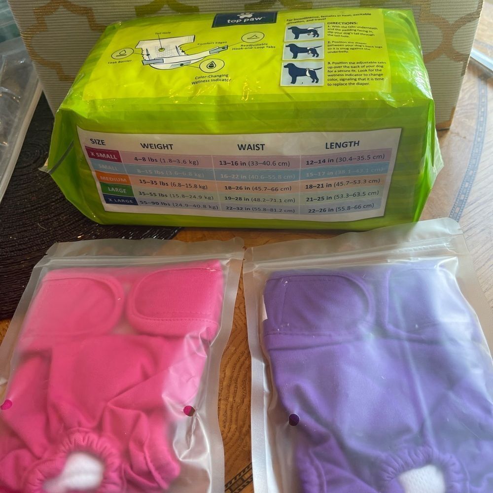 2 DIAPER Covers & Diaper Pack! - Picture 2 of 14
